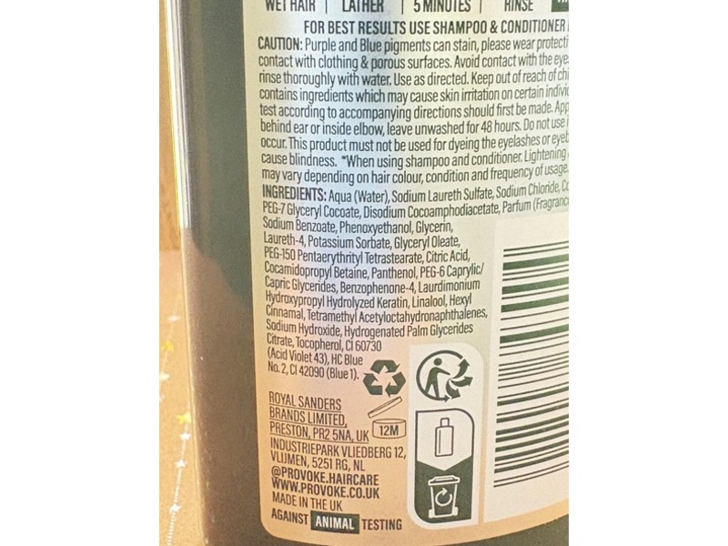 Provoke Go Icy Platinum Effect Shampoo, 5.0 fl oz/150 mL