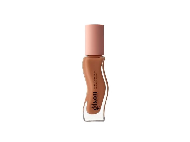 Gisou Honey Infused Lip Oil, Sticky Toffee, 0.27 fl oz/8 mL