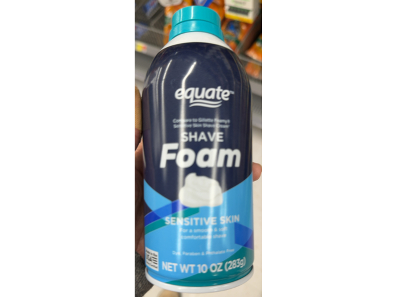 Equate Shave Foam, 10 oz/283 g