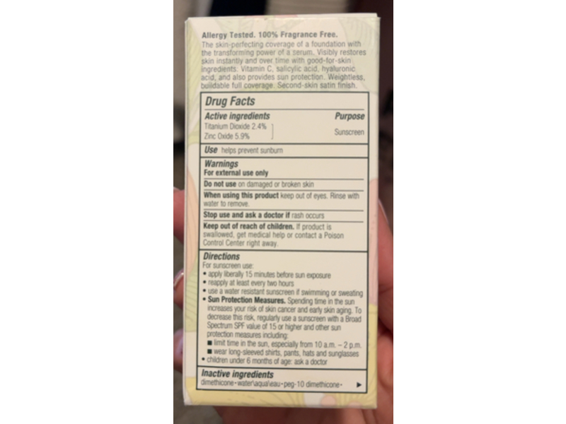 Clinique Even Better Clinical Serum Foundation, SPF 25, WN 54 Honey Wheat, 1 fl oz/30 mL