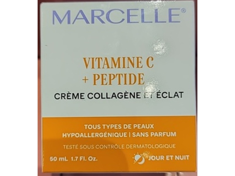Marcelle Moisturizing Cream, Vitamin C + Peptide, 1.7 fl oz/50 mL