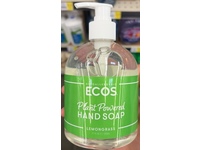 Ecos Plant Powered Hand Soap, Lemongrass, 17 fl oz/503 mL - thumbnail 2