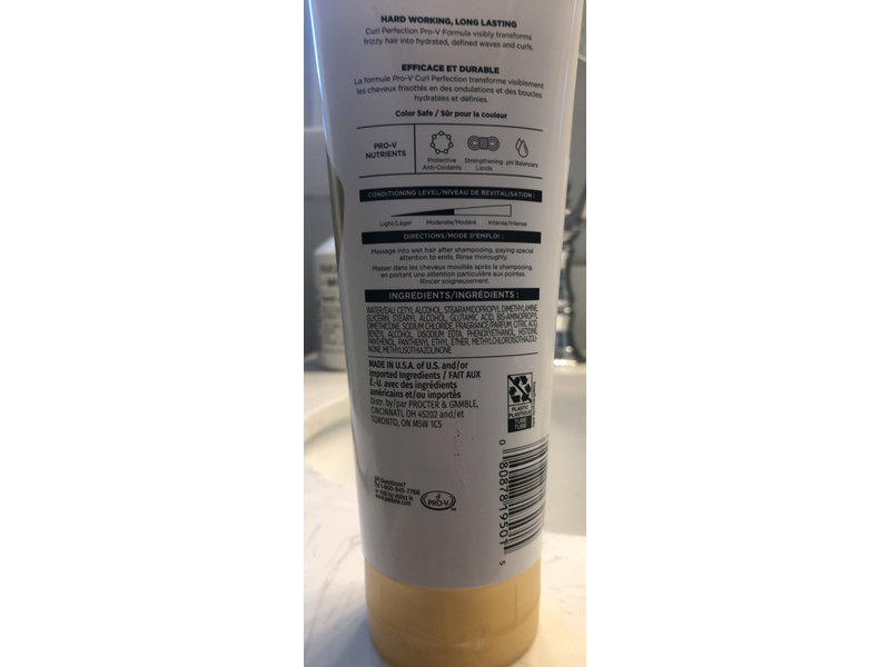 Pantene Pro-V Curl Perfection Conditioner, 10.4 fl oz/308 mL