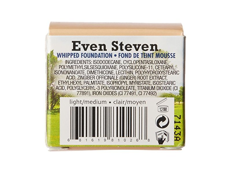 The Balm Even Steven Whipped Foundation, Light Medium, 0.45 fl oz/13.4 ml