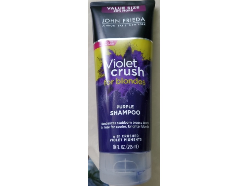 John Frieda Violet Crush Purple Shampoo, 10 fl oz/295 mL