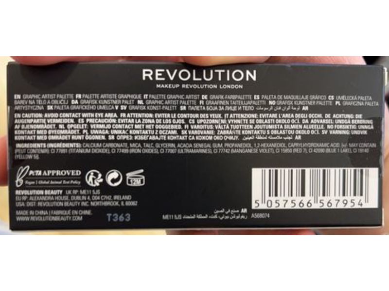 Revolution Graphic Liner Palettes, Pastel Dream, 0.04 oz/1.35 g