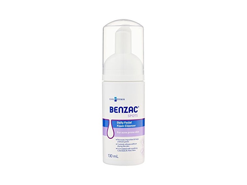 Benzac Daily Facial Foam Cleanser,130 mL