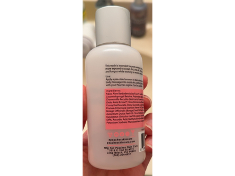 Peaches Skin Care Restore Cleanser, 5.5 fl oz/162 mL