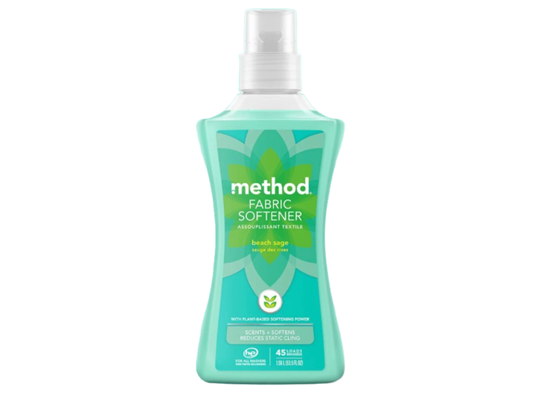 Method Fabric Softener, Beach Sage, 45 Load, 53.5 fl oz/1.58 L