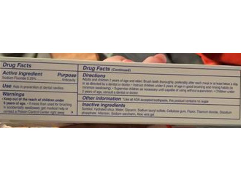 AloeSense Naturally Soothing Fluoride Toothpaste, Fresh Mint, 5 oz/142 g