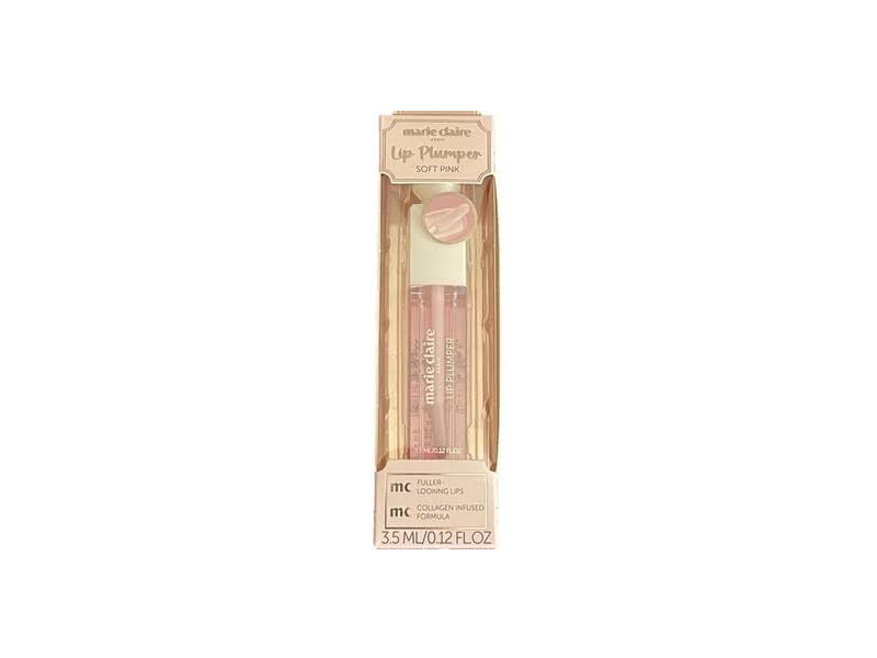 Marie Claire Paris Lip Plumber, Soft Pink, 0.12 fl oz/3.5 mL