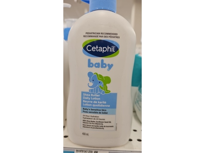 Cetaphil Baby Daily Lotion, Shea Butter, 400 mL