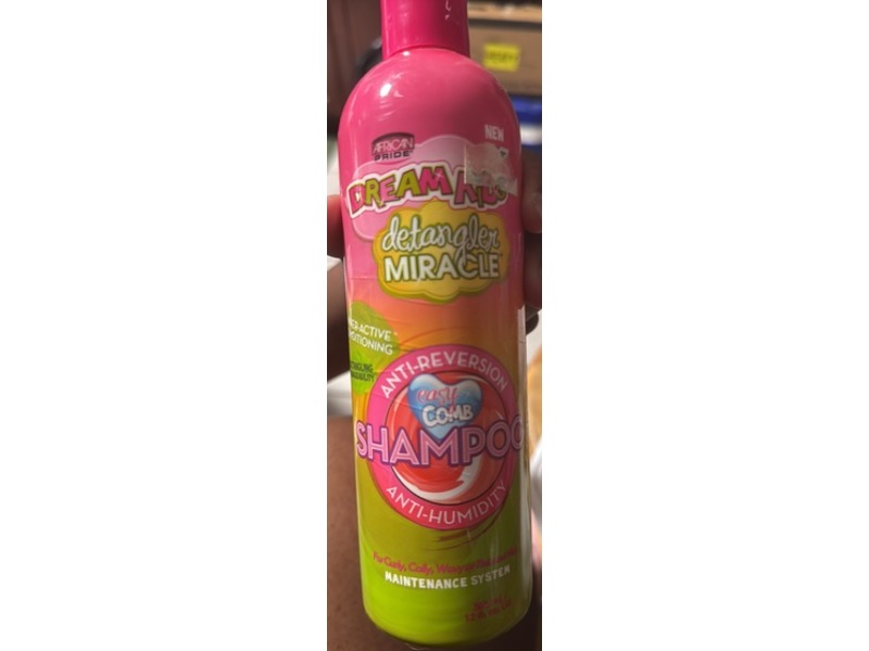 African Pride Dream Kids Detangler Miracle Shampoo, 12 fl oz/355 mL