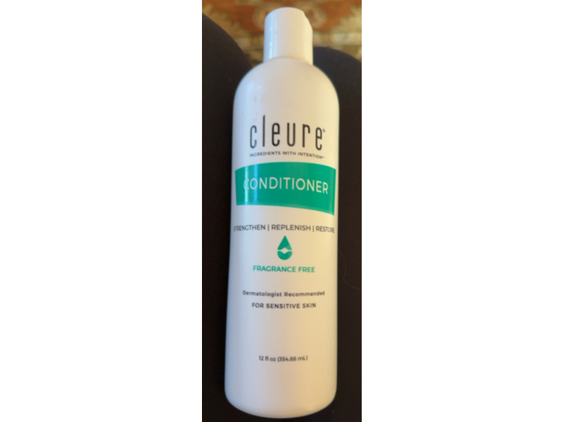 Cleure Conditioner, Fragrance Free, 12 fl oz/355.88 mL