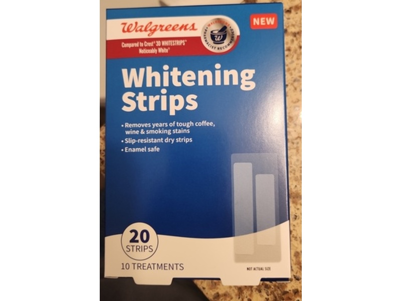 Walgreens Teeth Whitening Strips, 20 Count