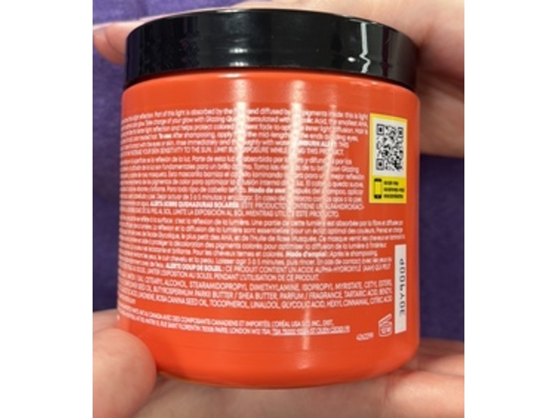 Matrix Glow Mania Glazing Queen Hair Mask, 16.9 fl oz/500 mL