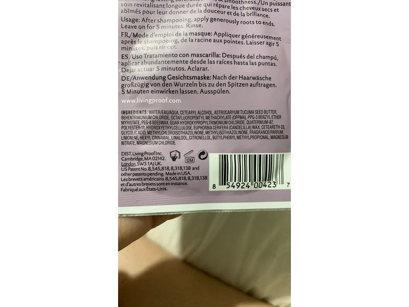 Living Proof Restore Mask Treatment for Unisex, 0.33 oz