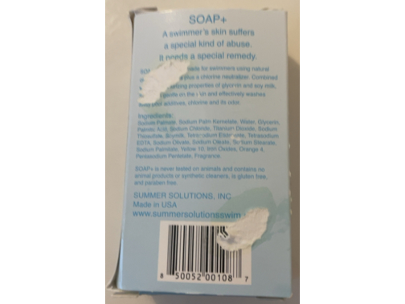 Summer Solutions Chlorine Neutralizing Soap Bar, 3.5 oz