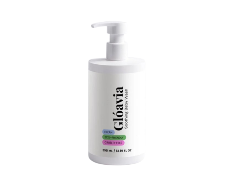 Gloavia Soothing Baby Wash, 13.19 fl oz/390 mL
