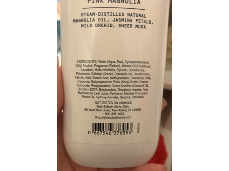 Bath & Body Body Lotion, Pink Magnolia, 8 fl oz/236 mL
