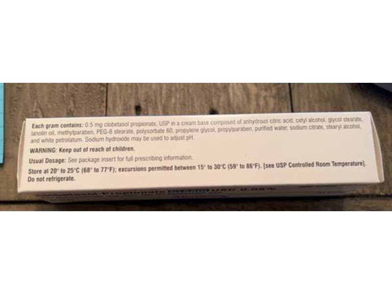 Clobetasol Propionate Cream USP 0.05%, 64g, Alembic (RX)