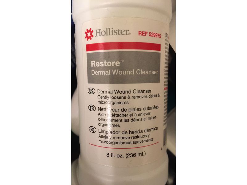 Hollister Restore Dermal Wound Cleanser, 8 fl oz/236 mL