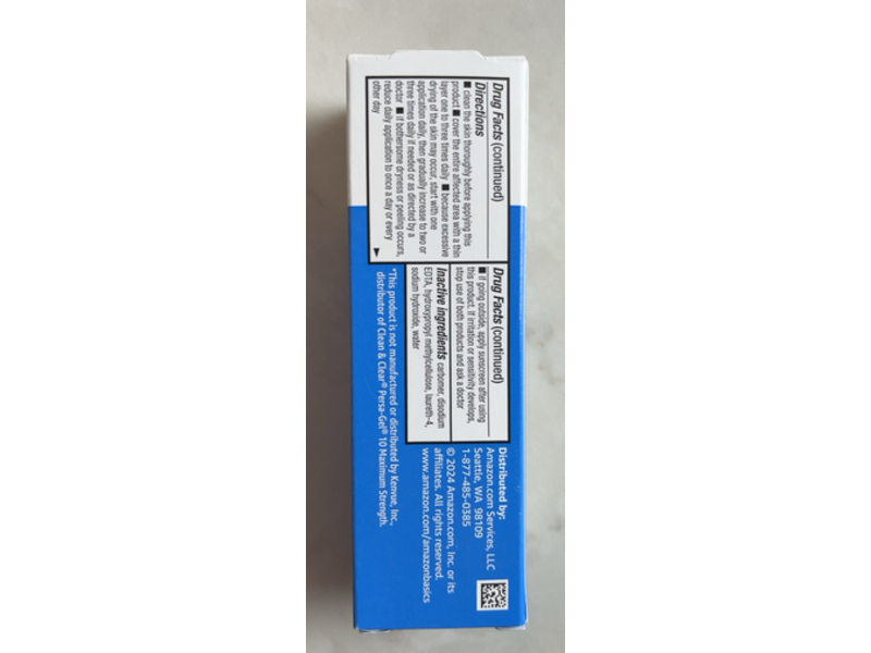 Amazon Basics 10% Benzoyl Peroxide Acne Medication, 1 fl oz/28 g