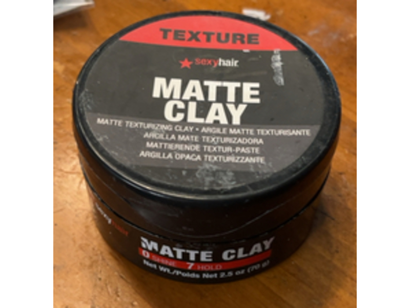 Sexy Hair Matte Clay, Texture, 2.5 oz/70 g