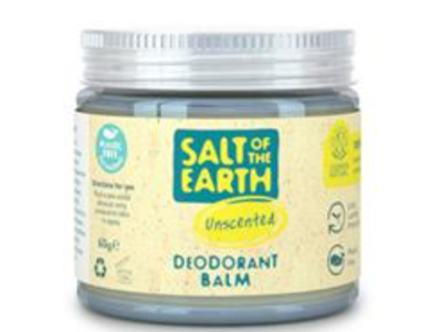 Salt Of The Earth Deodorant Balm, Unscented, 60 g