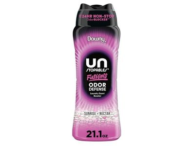 Downy Unstopables Fusions Odor Defense Laundry Scent Booster, Sunrise + Nectar Scent, 21.1 oz/598 g