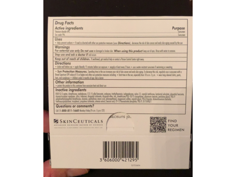 Skinceuticals Physical Physical Fusion Uv Defense, SPF 50, 4 mL