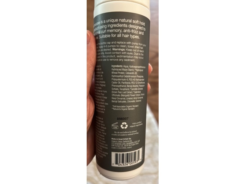 Organic Colour Systems Control Volume Refill, 6.76 fl oz/200 mL