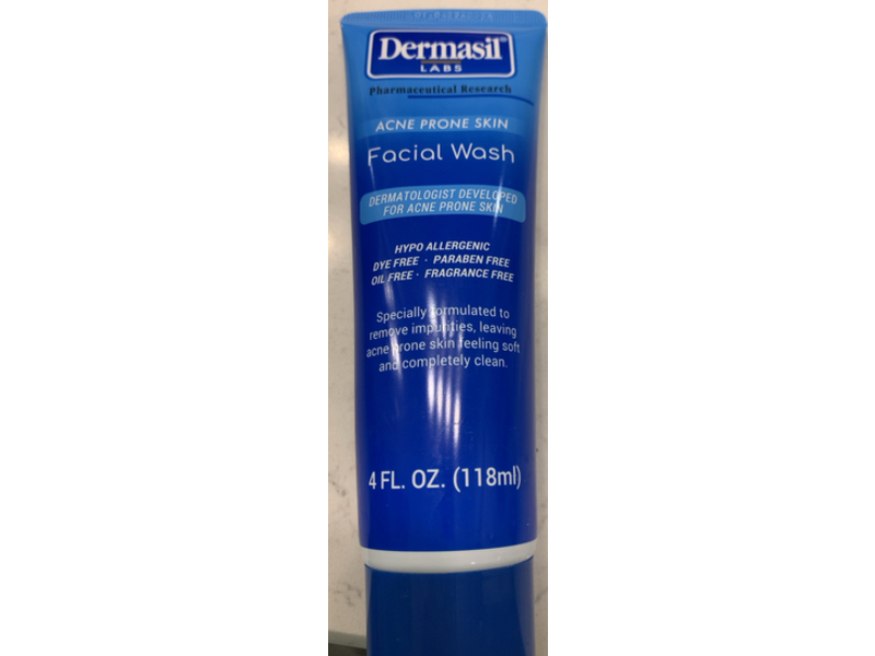 Dermasil Labs Acne Prone Skin Facial Wash, 4 fl oz, 118 mL, Pack of 4