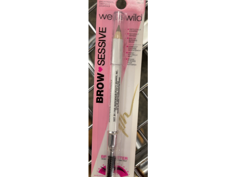 wet n wild Brow Sessive Brow Pencil, Taupe, 0.02 oz/0.7 g
