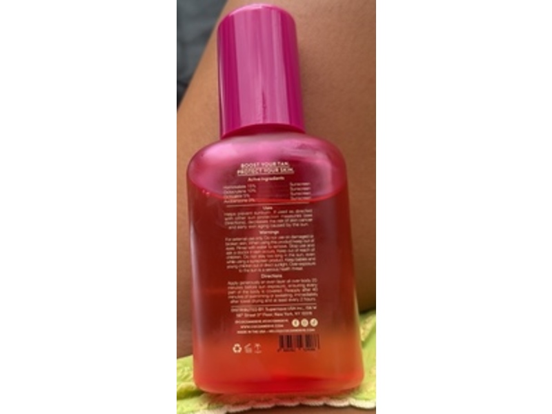 Coco & Eve Tan Boosting Anti-Aging Body Oil, SPF 45, 5.07 fl oz/150 mL