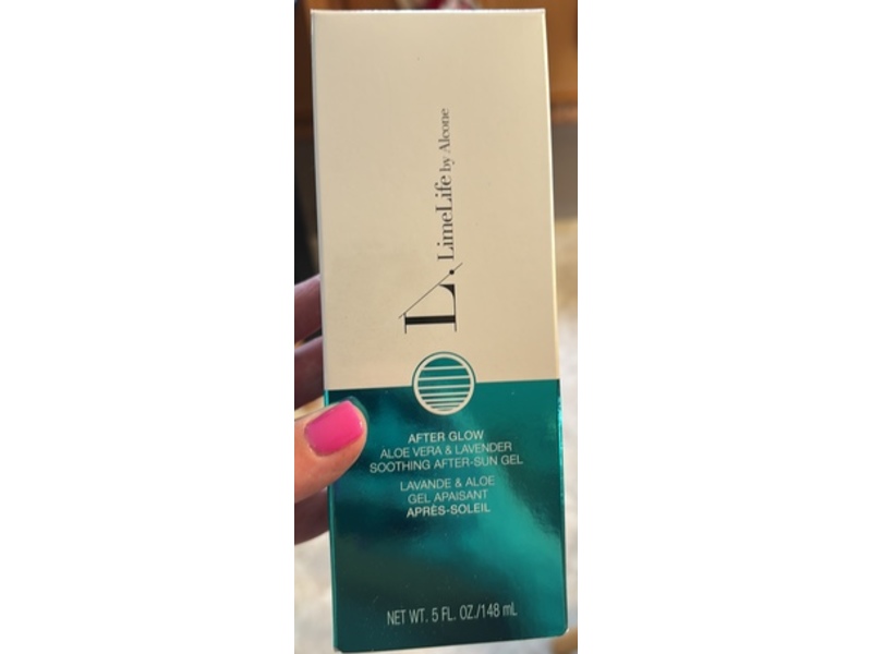 LimeLife by Alcone After Glow Soothing After Sun Gel, Aloe Vera And Lavender, 5 fl oz/148 mL