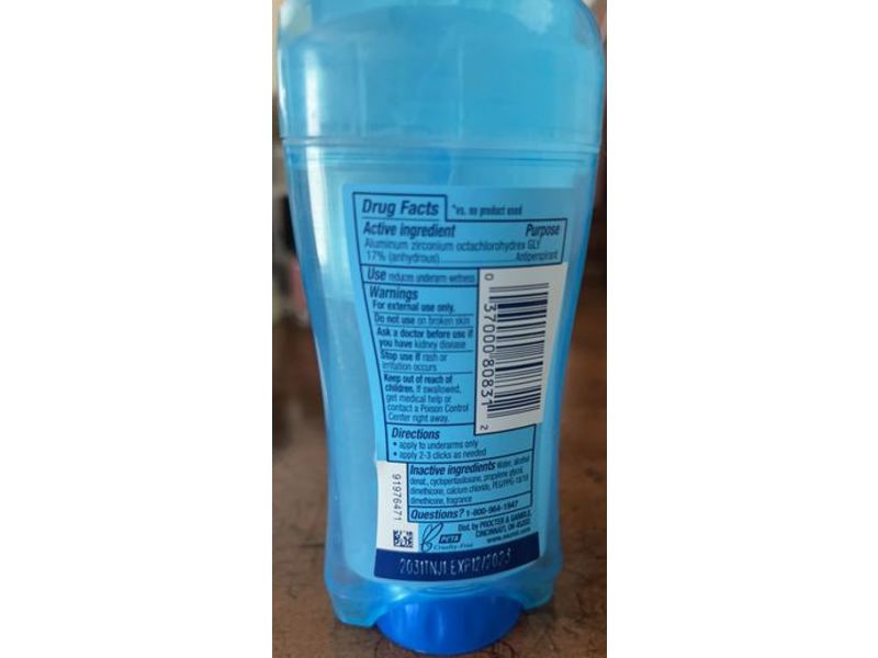 Secret Out Last Antiperspirants Deodorant, Sweat And Odor, Unscented, 2.6 oz/73 g