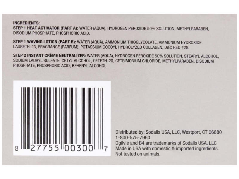 Ogilvie Salon Styles Precisely Right Professional Conditioning Perm Kit, Normal Or Hard-To-Wave Hair, 1 Application