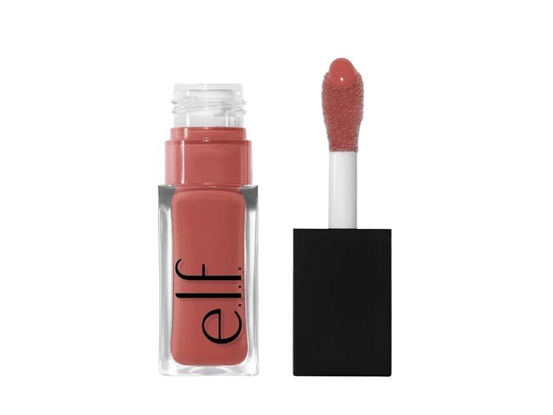 e.l.f. Cosmetics Glow Reviver Lip Oil, It's Giving Guava, 0.25 fl oz/7.6 mL