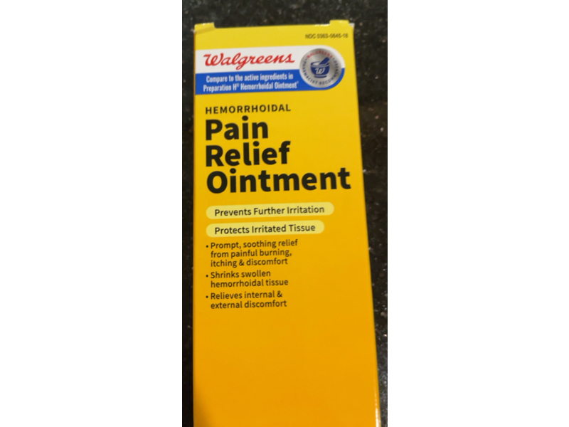 Walgreens Hemorrhoidal Pain Relief Ointment, 2 oz/57 g