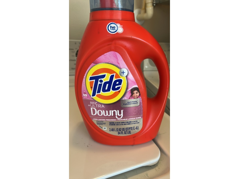 Tide Plus Downy Laundry Detergent, April Fresh, 59 Loads, 92 fl oz/2.72 L