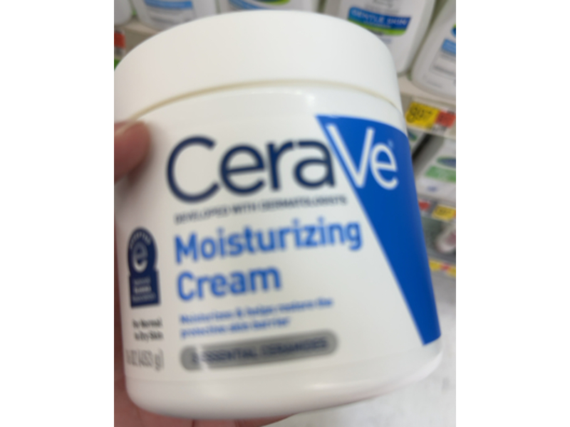 CeraVe Moisturizing Cream, 3 Essential Ceramides, 19 oz/539 g