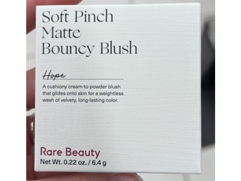 Rare Beauty Soft Pinch Matte Bouncy Blush, Hope - Nude Mauve, 0.22 oz/6.4 g