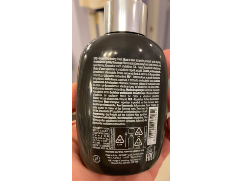 Alfaparf Milano Semi Di Lino Sublime Cristalli Spray, 4.23 fl oz/125 mL