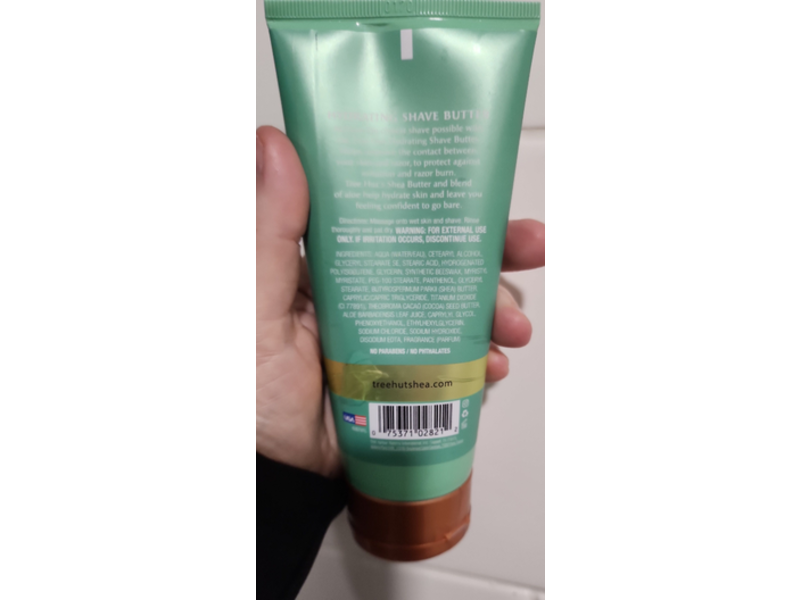 Tree Hut Bare Hydrating Shave Butter, Coconut Lime, 5.6 oz/159 g