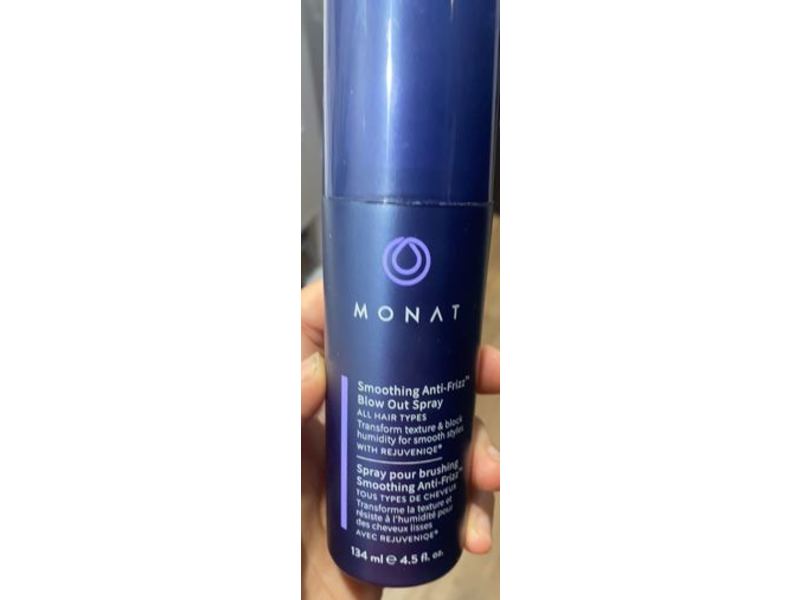 Monat Smoothing Anti-Frizz Blow Out Spray, 4.5 fl oz/134 mL