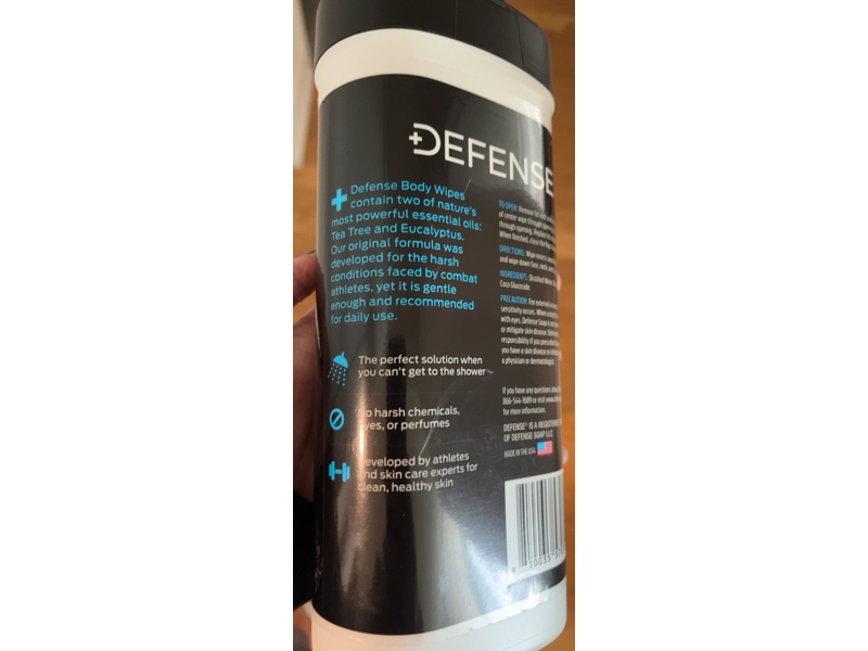 Defense Body Wipes, Original, 40 Count