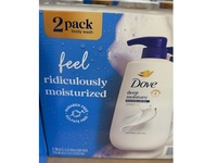 Dove Deep Moisture Body Wash, 30.6 fl oz/905 mL, Pack Of 2 - thumbnail 2