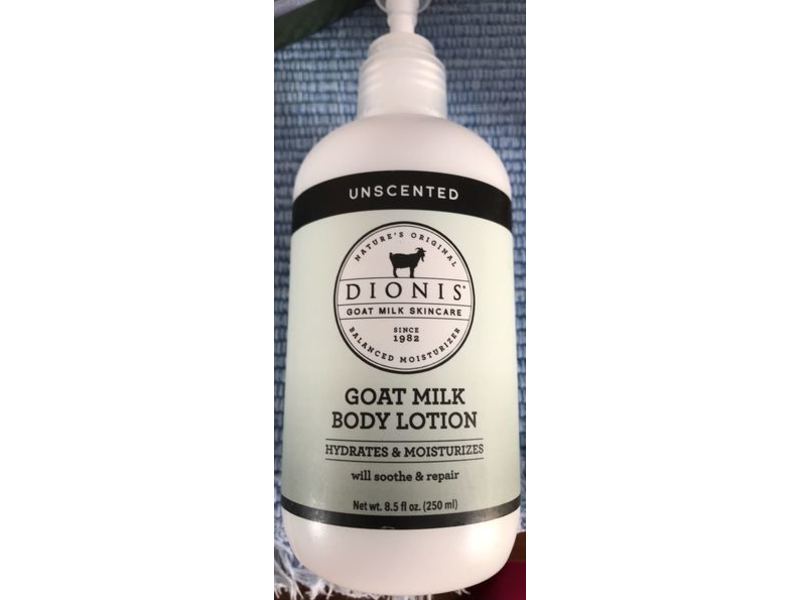 Dionis Goat Milk Body Lotion, Unscented , 8.5 fl oz/250 mL