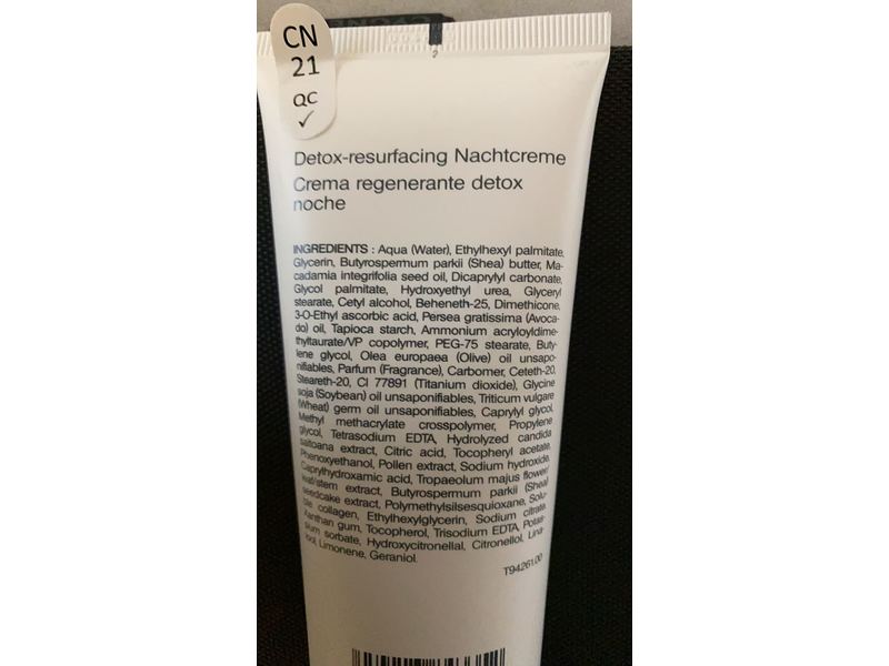 Sothys Paris Noctuelle Detox Resurfacing Overnight Cream, Cabine, 5.07 fl oz/150 ml